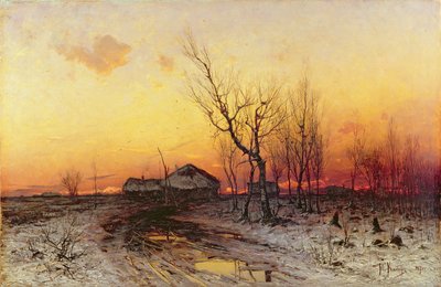 Winter Landscape by Julius Sergius von Klever